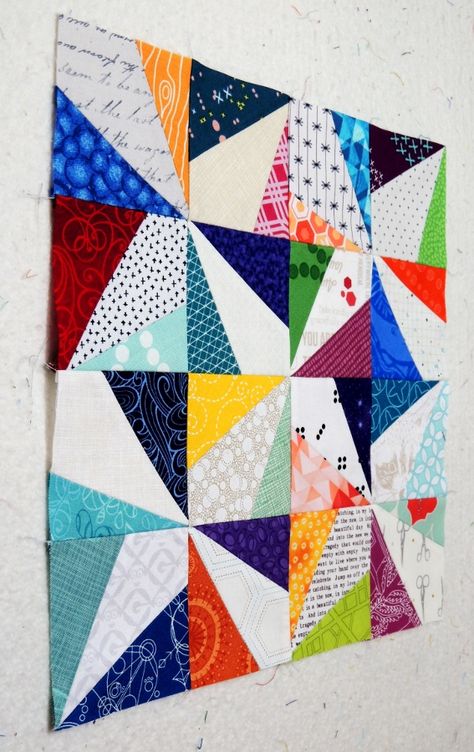 Wonky Pinwheel August Stash Bee Block – Quilting Jetgirl Whirlygig Quilt Pattern, Wonky Pinwheel Quilt Patterns, Spinning Pinwheel Quilt Block, Playful Pinwheel Parade Quilt Pattern, 3d Pinwheel Quilt Block, Pinwheel Quilt Pattern, Pinwheel Block, Pinwheel Quilt, The Block