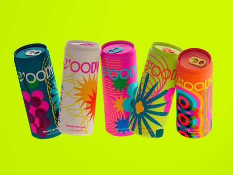 VOODY packaging design for soda on Behance Product Design Poster, Drinks Packaging Design, Bottle Design Packaging, Cosmetic Packaging Design, Learning Graphic Design, Packaging Labels Design, Bottle Packaging, Creative Packaging Design, Creative Packaging