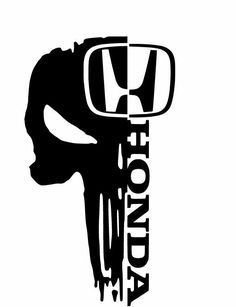 Punisher Stickers, Car Sticker Ideas, Motorcycles Logo Design, Cool Car Stickers, Moto Logo, Bike Tattoos, Car Sticker Design, Motorcycle Logo, Motorcycle Decals