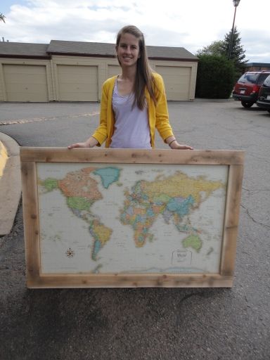 how to frame a map, diy style. Would be cool to put this on a magnetic board and use magnets to track places been and places to go! Diy Travel Map Pin Board, Cork Board Map, Map Monde, Styrofoam Insulation, Pin Pictures, Map Frame, Diy Map, Map Ideas, Map Fabric