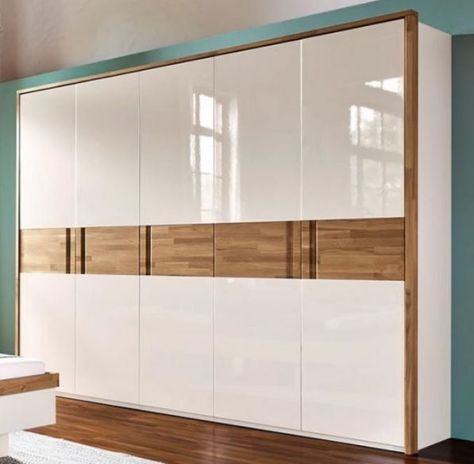 Wardrobe - 8 - Door Wooden Openable Glossy Finish Wardrobe Unit Wardrobe Laminate, Wardrobe Laminate Design, Laminate Design, Sliding Door Wardrobe Designs, Wall Wardrobe Design, Wooden Wardrobe Design, Wardrobe Design Modern, Almirah Designs, Modern Cupboard