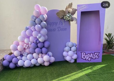 Bratz Dolls Birthday Party Theme, Brats Doll Party Ideas, Bratz Box Photo Booth, Brats Doll Birthday Party Ideas, Y2k Candy Table, Bratz Box Photoshoot, Bratz Doll Party Ideas, Bratz Backdrop, Bratz 21st Birthday Party