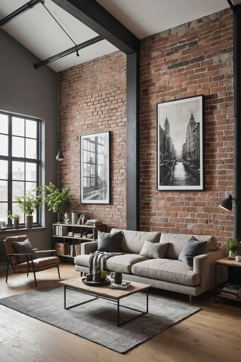 20 Modern Living Room Decor Ideas – ToolzView Warm Industrial Living Room, Small Living Room Ideas Apartment, Modern Living Room Decor Ideas, Living Room Ideas Cozy, Living Room Ideas Apartment, Room Ideas Apartment, Room Ideas Cozy, Modern Living Room Decor, Industrial Livingroom