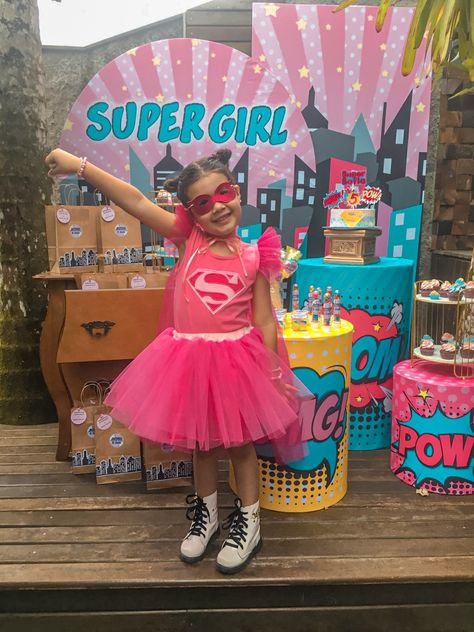 Supergirl Birthday Party Decorations, Supergirl Birthday, Avengers Theme, Superhero Birthday Party, Super Girl, Hero Girl, Superhero Party, Superhero Birthday, Super Hero Costumes