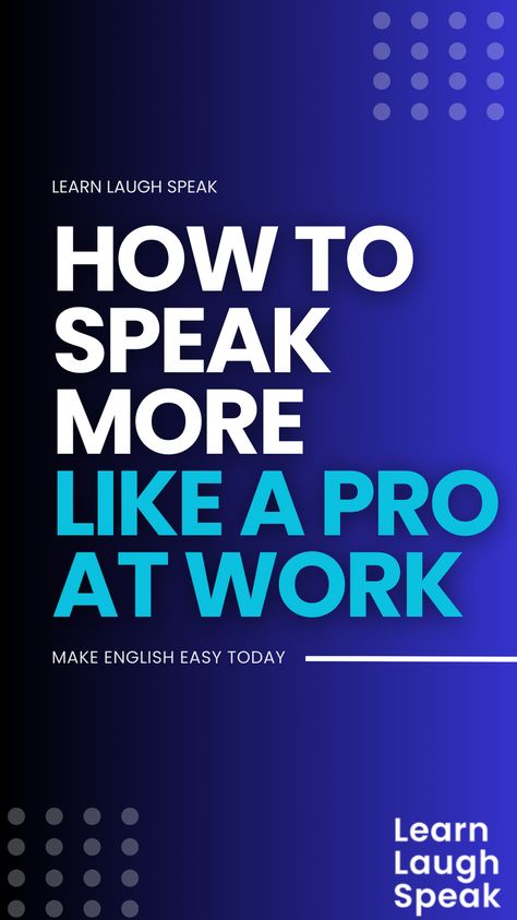 Are you an adult who uses English as a second language at work? Do you want to ensure that you are speaking English professionally and correctly in the workplace? Look no further! In this blog post, we will discuss tips and advice for how to speak more professionally in English at work. As a non-native English speaker, it can be challenging to navigate the nuances of professional communication in a second language. Native English Speaker, Professional Speaking, Improve English Speaking, Professional Communication, English Communication Skills, Communication Book, Workplace Communication, Language Exchange, Native English