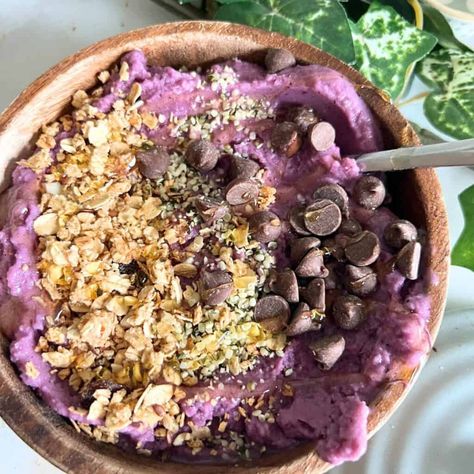 Ninja Creami Smoothie Bowl - Recipe Diaries Ninja Creami Smoothie, Protein Smoothie Bowl Recipe, Ninja Smoothie Recipes, Ninja Smoothies, Ninja Creami Recipes, Protein Smoothie Bowl, Dole Whip Recipe, Batch Baking, Creami Recipes