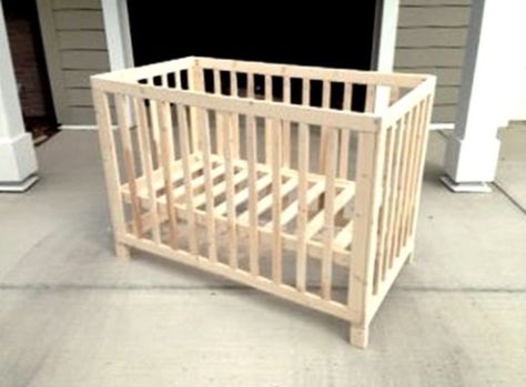 The Design Confidential Reader Showcase: Michaels Low Rise Crib Baby Cribs Diy, Cribs Diy, Kids Furniture Plans, Crib Diy, Cradle Woodworking Plans, Woodworking Plans Toys, Chicken Houses, Baby Crib Diy, Crib Design