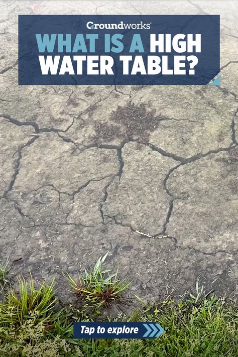 A high water table can lead to basement flooding, foundation damage, and moisture issues in your home. Learn what causes a high water table, how to recognize the signs, and effective solutions to protect your foundation. Stay informed and keep your home safe with tips from Groundworks. Discover more now! #HomeMaintenance #FoundationRepair #Waterproofing #HomeTips #HomeImprovement | groundworks.com Flooded Basement, Foundation Repair, Water Table, High Water, Home Maintenance, The Signs, Basement, Need To Know, Foundation