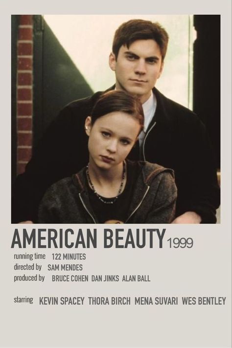 American Movies Aesthetic, American Beauty Movie Poster, American Beauty Movie Aesthetic, American Beauty 1999, American Beuty, American Beauty Poster, 1999 Movies, American Beauty Movie, Polaroid Movie Poster