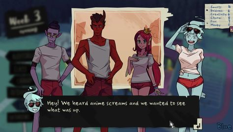 What Is Anime, Indie Game Art, Monster Prom, Mystery Games, Video Game Development, Novel Games, Comic Style Art, Game Interface, Pixel Art Games