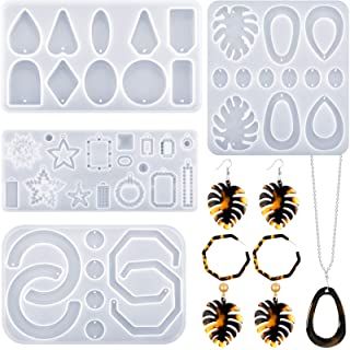 Earring Molds For Resin, Resin Jewelry Molds, Diy Hair Accessories Ribbon, How To Make Resin, Epoxy Resin Diy, Mold Kit, Resin Kit, Craft Molds, Casting Jewelry