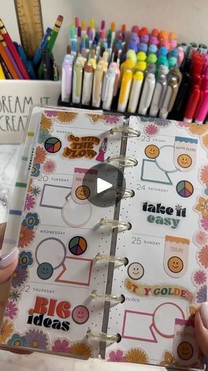 Happy Planner Ideas, Journals Stickers, Stickers On Instagram, Functional Planning, Planner Decorating, The Happy Planner, Style Spring, Journal Stickers, The Happy