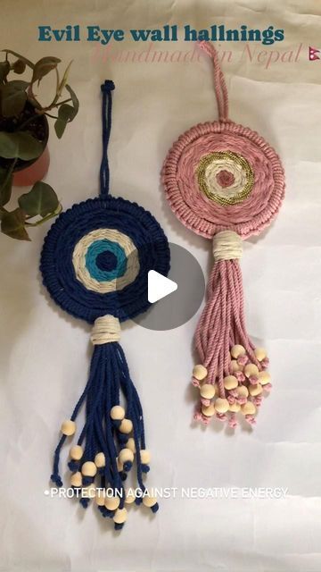 Evil Eye Wall Hanging, January 10, Evil Eye, Nepal, Valentine Gifts, Macrame, Wall Hanging, Handmade Gifts, Wall