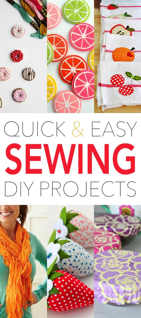 Quick and Easy Sewing DIY Projects - The Cottage Market Easy Things To Make On A Sewing Machine, Beginner Hand Sewing Projects Easy, Beginning Sewing Projects For Kids, First Sewing Machine Project Simple, Best Beginner Sewing Machine, Diy Travel Accessories, Holiday Hand Towels, Sewing Projects For Kids, Beginner Sewing Projects Easy