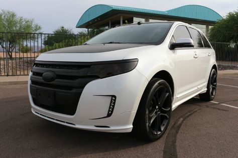 Ford edge design Ford Edge Custom, Ford Edge Accessories, 2017 Ford Fusion, Family Cars Suv, Ford Fusion Custom, Ford Edge 2022, Jetta Vr6, 2010 Ford Fusion, White Suv