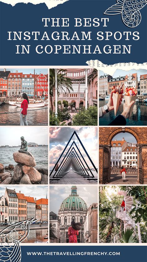 Copenhagen Instagram, Perfect Instagram Feed, Denmark Travel Guide, Copenhagen Travel, Denmark Copenhagen, Instagram Places, Instagram Locations, Denmark Travel, Most Instagrammable Places