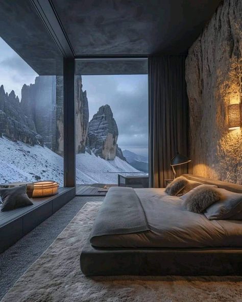 Mountain Villa, Best Architecture, Architecture Construction, Bedroom Views, Modern Mountain, Design Room, Villa Design, Architectural Design, Dream Home Design