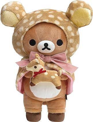 Amazon.com: Rilakkuma: Plush Fawn Plush, Rilakkuma Plushie, Huggable Teddy Bear, Rilakkuma Plush, Disney Stuffed Animals, Disney Plush, Kawaii Plush, Toy Brand, Happy Birthday Gifts