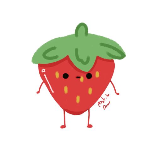 Stickers Drawing, Draw Music, Strawberry Drawing, Animation Portfolio, Whimsy Art, Painting Fashion, Drawing Photography, Instagram Painting, Photography Artwork