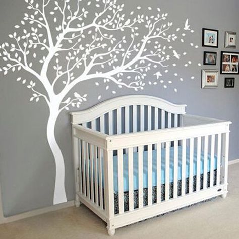 Mural Stickers, Nursery Tree, Kids Room Wall Murals, Huge Tree, Tattoo Nature, Kids Room Murals, Tree Mural, Bunny Nursery, Kids Room Wall Decals