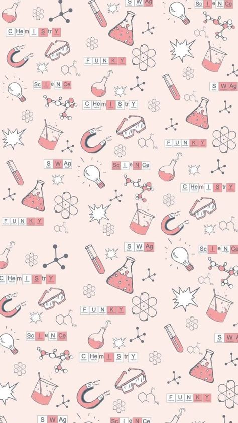 Wallpaper Backgrounds Science, Science Lover Wallpaper, Aesthetic Chemistry Background, Aesthetic Chemistry Wallpaper, Wallpaper Science Aesthetic, Pink Chemistry Aesthetic, Pink Biology Aesthetic, Science Aesthetic Background, Pharmacist Aesthetic Wallpaper