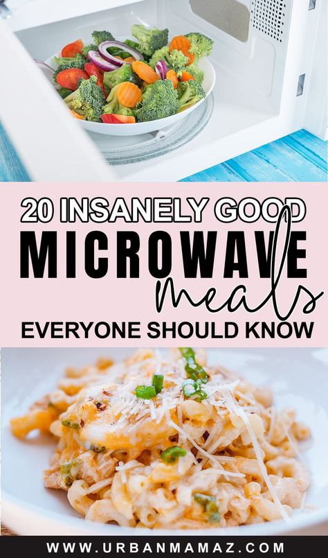 20 Insanely Good Microwave Meals Everyone Should Know Make Ahead Meals To Microwave, Single Serve Freezer Meals Microwave, Premade Microwave Meals, Healthy Breakfast Microwave, Hot Plate Recipes, College Microwave Meals, Microwave Lunches For Work, Microwave Healthy Recipes, Microwave Meals Dinners