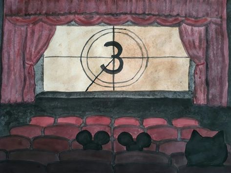 Movie Theater Painting, Cinema Drawing Illustration, Cinema Illustration Theater, Movie Drawings Easy, Cinema Sketch, Theater Drawing, Cinema Drawing, Cinema Wallpaper, Theatre Drawing