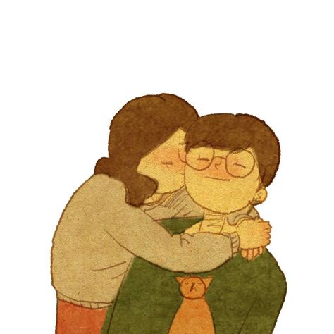 ♥ KISS ♥ by Puuung, a GIF animation : pholar.co/pic/204258/7739025 ♥ Puuung Love Is, Love Cartoon Couple, Cute Couple Drawings, Couple Illustration, Cute Love Cartoons, Love Illustration, Cute Couple Art, Love Is, Korean Artist