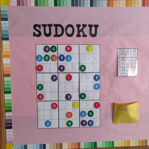 Sudoku Sudoku Bulletin Board, Interactive Bulletin Board, Secondary Education, Bulletin Board, Bulletin Boards, Mural, Gif, Education, Holiday Decor