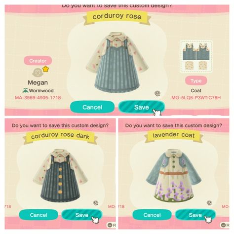 Acnh Vintage Clothes Codes, Animal Crossing Spring Clothes Codes, Animal Crossing Vintage Clothes, Acne Custom Designs Clothes, Acnh Cute Outfit Code, Animal Crossing Clothes Spring, Acnh Outfit Code Spring, Acnh Spring Clothes Codes, Acnh Spring Outfits