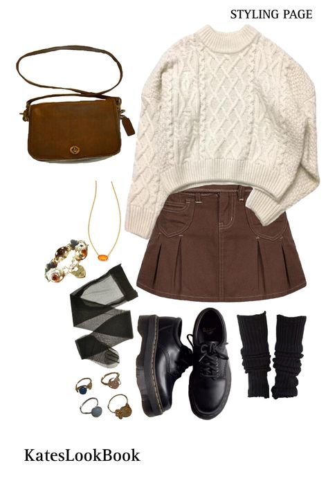 Dream clothes, fall outfit aesthetic, back to school outfits highschool, outfit ideas, fashion outfits, fall fashion, fashion inspo Cute Outfit Ideas Layout, Style Board Fashion Layout, Fall Outfit Layout, Dress To Impress Fall Autumn, Highschool Outfit Ideas, Outfits Aesthetic Invierno, Aesthetic Back To School Outfits, Aesthetic High School, Outfit Ideas Layout