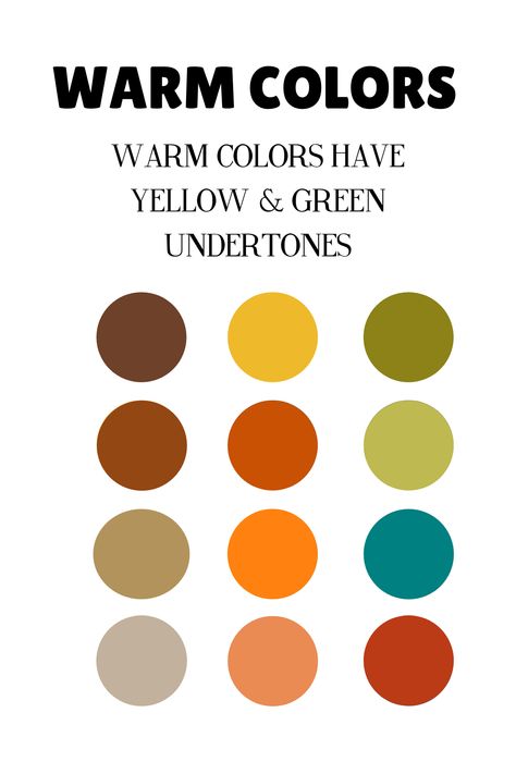 Warn Color Pallete, Warm Undertone Color Palette, Warm Skin Tone Colors To Wear, Warm Undertone Colors, Warm Color Palette Clothes, Warm Tone Outfits Style, Warm Colors Outfit, Warm Bright Color Palette, Warm Color Nails