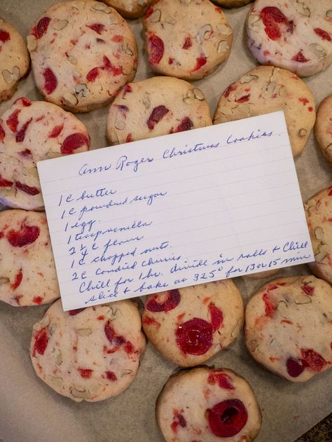 Recipe Tin Project: Ann Roger’s Christmas Cookies | 12 Tomatoes Christmas Cookie Recipes Holiday, Recipes Holiday, Recipe Tin, 12 Tomatoes, Recipe Card, Old Recipes, Cookies Recipes Christmas, Christmas Cookie, Recipe Cards