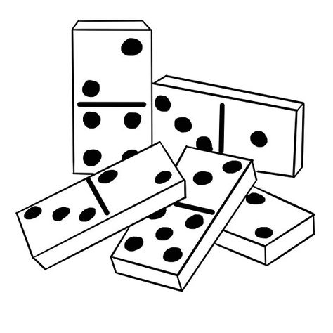 Dominoes Domino Crafts, Domino Games, Chicano Drawings, Kids Blocks, Card Table, Cartoons Png, Silhouette Cameo Projects, Cameo Projects, Rock Crafts