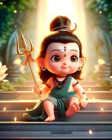 Shivji Animated Images, Animated Lord Shiva, Lord Shiva Cute Pics, Shiv Cute Pics, Mahadev Cartoon Images, Ramlala Photo Ayodhya, Baby Shiva Images, Cute Shiva, Little Shiva