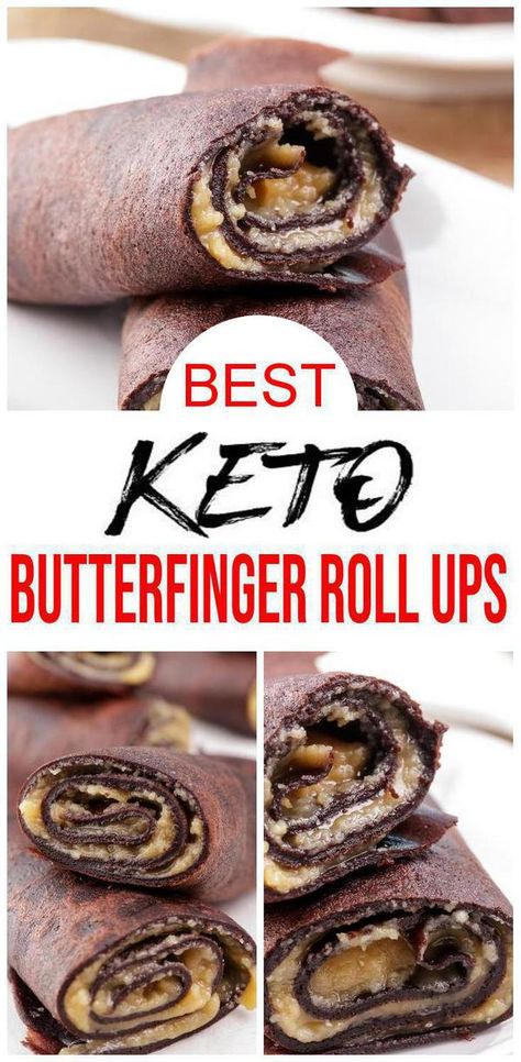 {Keto Chocolate Recipe} Easy & simple Chocolate Butterfinger Roll Ups.Low carb desserts you will love! Copycat Butterfinger Candy treats that you can mix up in under 10 minutes for a quick ketogenic diet.Great keto #desserts, keto snacks, sweet treats. Homemade not store bought like a copycat Butterfinger desserts.Homemade keto candy roll ups makes great keto make ahead freezer meal after-meal treats-pantry items & fridge food! Check out this tasty & delish keto #chocolate Butterfinger treats! Butterfinger Recipe, Keto Butterfinger, Easy Quick Keto, Fridge Food, Butterfinger Candy, Chocolate Recipes Easy, Pantry Food, Roll Ups Recipes, Breakfast Keto