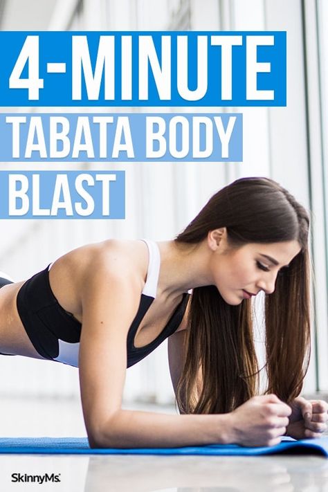 4-Minute Tabata Body Blast Lunch Workout, Endurance Workout, Tabata Workouts, Quick Lunch, Favorite Song, Lose 50 Pounds, Burn Fat, Lose Belly Fat, Fat Burning