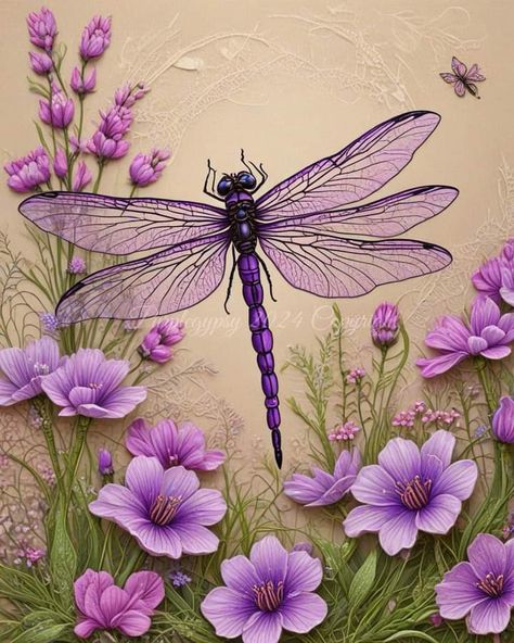 Purple Dragonfly Tattoo, Dragonflies Artwork, Dragon Fly Drawing, Dragonfly Quotes, Pink Ribbon Tattoos, Dragonfly Wallpaper, Dragonfly Artwork, Dragonfly Drawing, Art Dragonfly