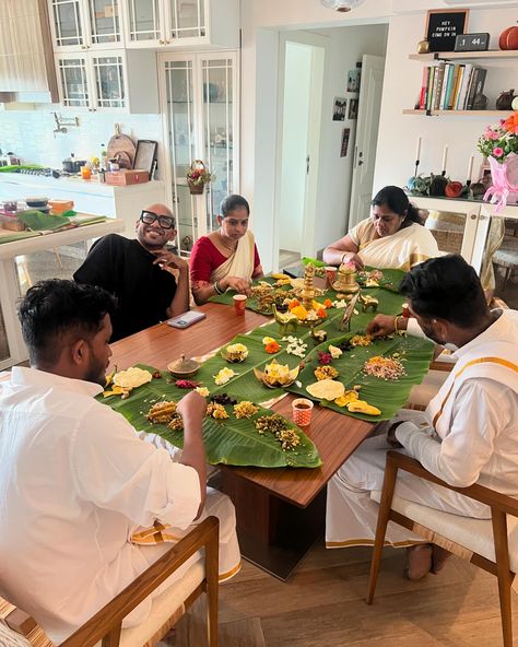 POV: your first Onam Sadya at home was a success! What a special Onam this was to feed and nourish those who have been with us and helped us this past year. We are so grateful to share this day and our culture with everyone 🌼🌸🌺🪷 Onam Sadya, So Grateful, To Share, At Home, Quick Saves