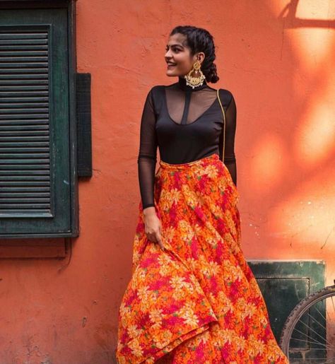 Colorful Socks Outfit, Kritika Khurana, Beatnik Style, Happy Dresses, Long Skirt Fashion, Boho Fashion Summer, Boho Girl, Dress Indian Style, Trendy Fashion Outfits