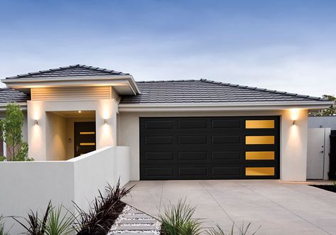 Garage Door Services in Rancho Cordova, CA | Action Door Service Haas Garage Doors, Black Garage Doors, Contemporary Garage Doors, Aluminium Garage Doors, Garage Door House, Carriage Garage Doors, Black Garage, Garage Door Windows, Garage Door Company