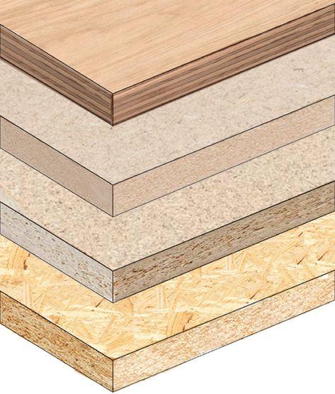 Gallery of Wooden Boards: Differences Between MDF, MDP, Plywood, and OSB - 6 Osb Plywood, Osb Board, Oriented Strand Board, Plywood Board, Mdf Plywood, Furniture Board, Wooden Boards, Industrial Wood, Simple Furniture