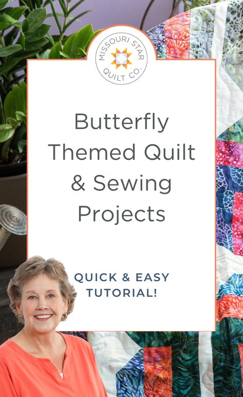 Check out these Free Fun & Easy Butterfly Themed Quilt & Sewing Projects. Butterfly Quilt Pattern Free, Butterfly Quilts, Butterfly Quilt Blocks Free Pattern, Butterfly Applique Pattern Free, Butterfly Quilt Block Pattern Free, Butterfly Quilt Block, Butterfly Block Quilt Pattern, Free Butterfly Quilt Pattern, Butterfly Quilts Ideas