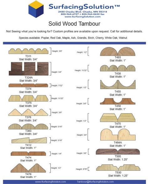 Tambour Panels • Solid wood and veneers • Surfacing Solution Fluted Wood Wall, Tambour Wall, Tambour Wood, Wood Tambour, Wooden Wall Cladding, Panels For Walls, Wall Cladding Tiles, Fluted Wood, Column Wraps