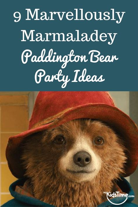 Paddington Bear Decorations, Paddington Bear Activities, Paddington Bear Birthday Party, Paddington Bear Party Decorations, Paddington Birthday Party, Paddington Birthday, Paddington Party, Paddington Bear Party, Oso Paddington