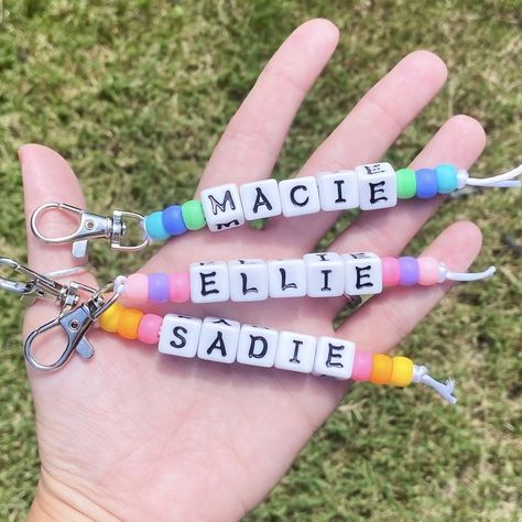 I love personalized things! I mean, who doesn’t right?! I’ve seen so many cute personalized keychains on Etsy and decided to try and make some myself…and guess what?! They are so easy and cheap to make! These keychains make super cute gifts and party favors for kids AND adults! Plus they’re so easy to make… Continue reading DIY Personalized Keychains Easy Key Chains Diy, Keychain Gift For Kids, Cheer Keychain Diy, Team Keychains Diy, Playful Cheap Keychains For School, Name Keychain Diy, Cheap Beaded Keychains For Gifts, Key Chains For School Class, Kids Make Key Chain