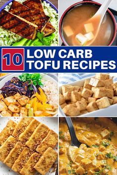 Low Carb Tofu Recipes, Keto Tofu Recipes, Low Carb Tofu, Keto Tofu, Recipes Using Tofu, Firm Tofu Recipes, Tofu Dinner Recipes, High Protein Bariatric Recipes, Low Calorie Vegetarian Recipes