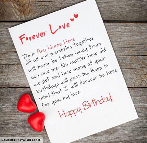 Love Forever Inspirational Birthday Quotes With Name Birthday Wishes For Wife Romantic, Happy Birthday Appa, Happy Birthday Husband Quotes, Happy Birthday Grandson, Romantic Birthday Cards, Birthday Wishes For Love, Birthday Wishes For Lover, Romantic Birthday Wishes, Wish Birthday