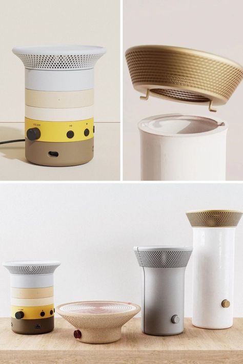 Circular Product Design, Circular Economy Design, Ceramic Speaker, Motion Design Trends, Economy Design, Housewares Design, Speculative Design, Speaker Design, Devices Design