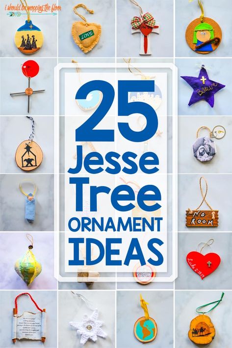 Jesse Tree Ornaments Diy, Jessie Tree Ornaments, Ornaments Diy For Kids, Tree Ornaments Ideas, Jesse Tree Ideas, Jessie Tree, Tree Ornament Ideas, Tree Ornaments Diy, Jesse Tree Advent